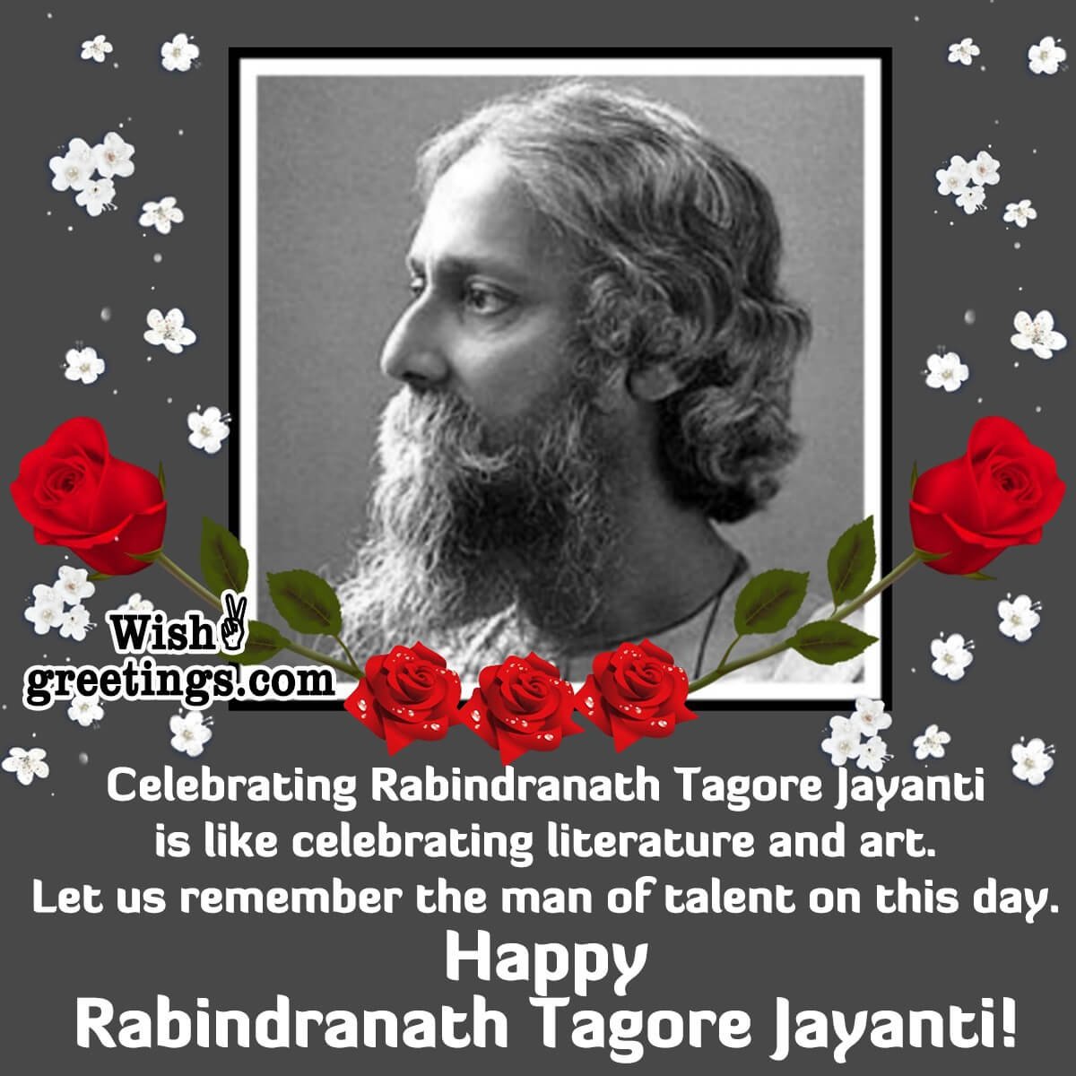 Rabindranath Tagore Jayanti Wishes Messages Wish Greetings