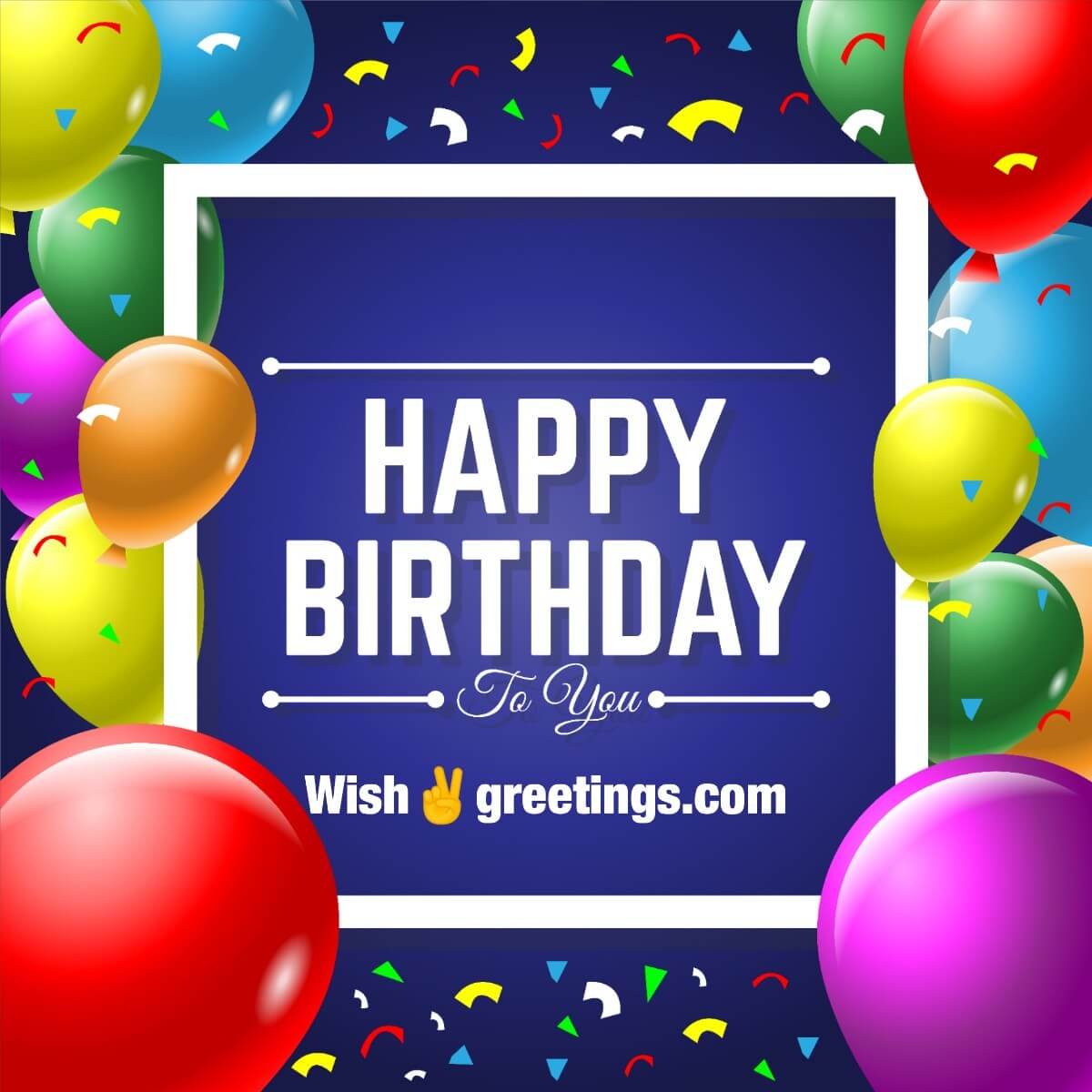 Happy Birthday Wishes Balloon Images - Wish Greetings