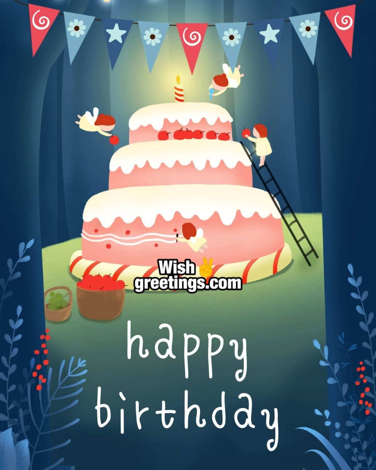 Happy Birthday With Cake