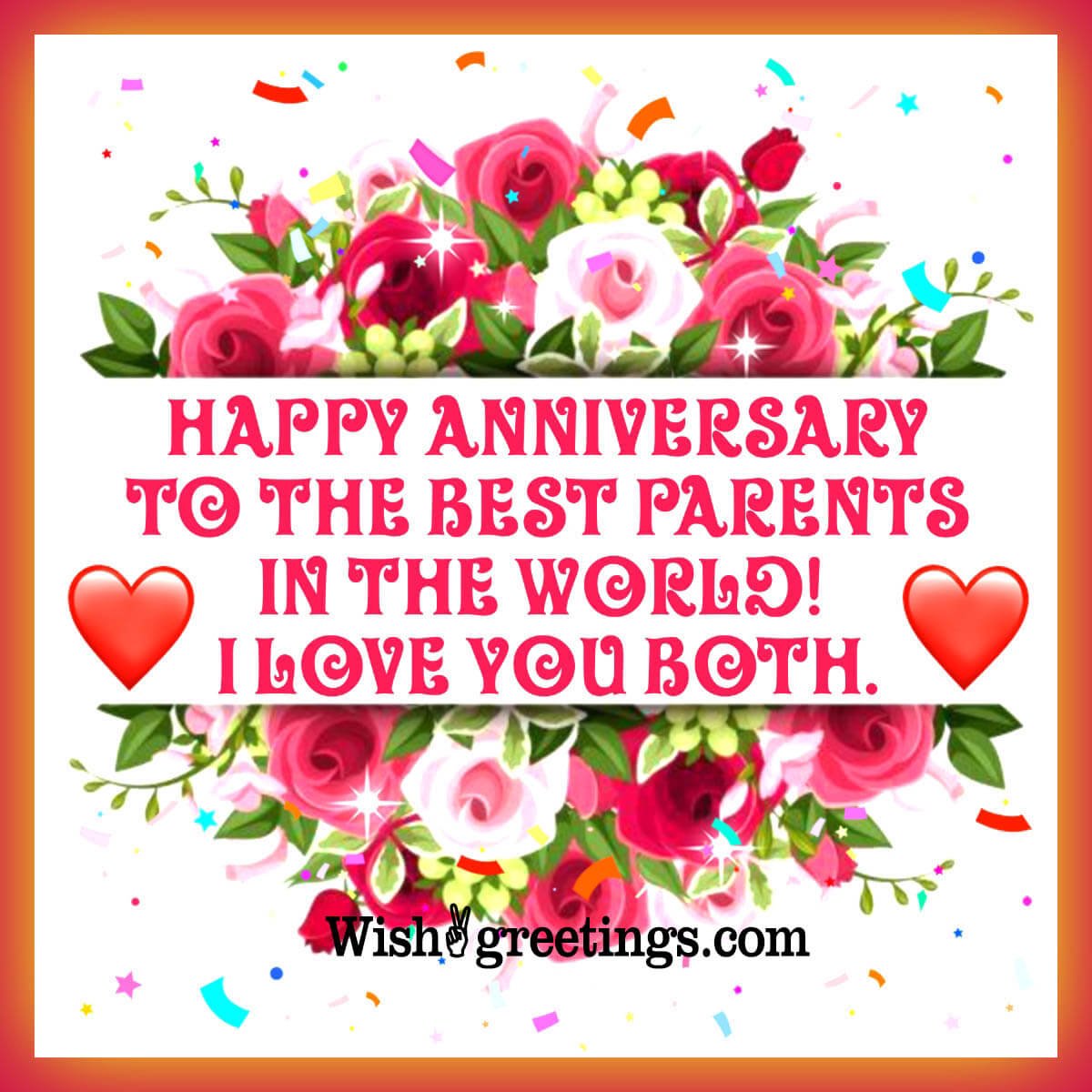 Happy Anniversary Wishes Images For Parents