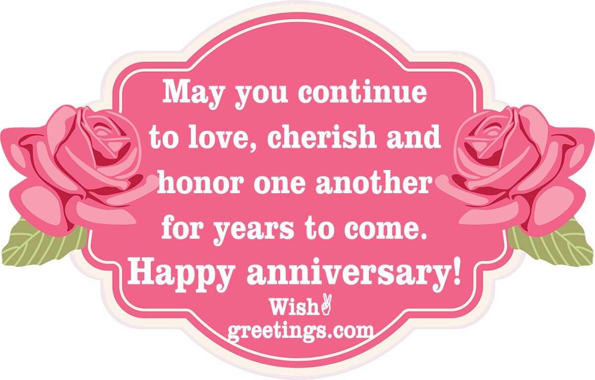 Happy Anniversary Wish