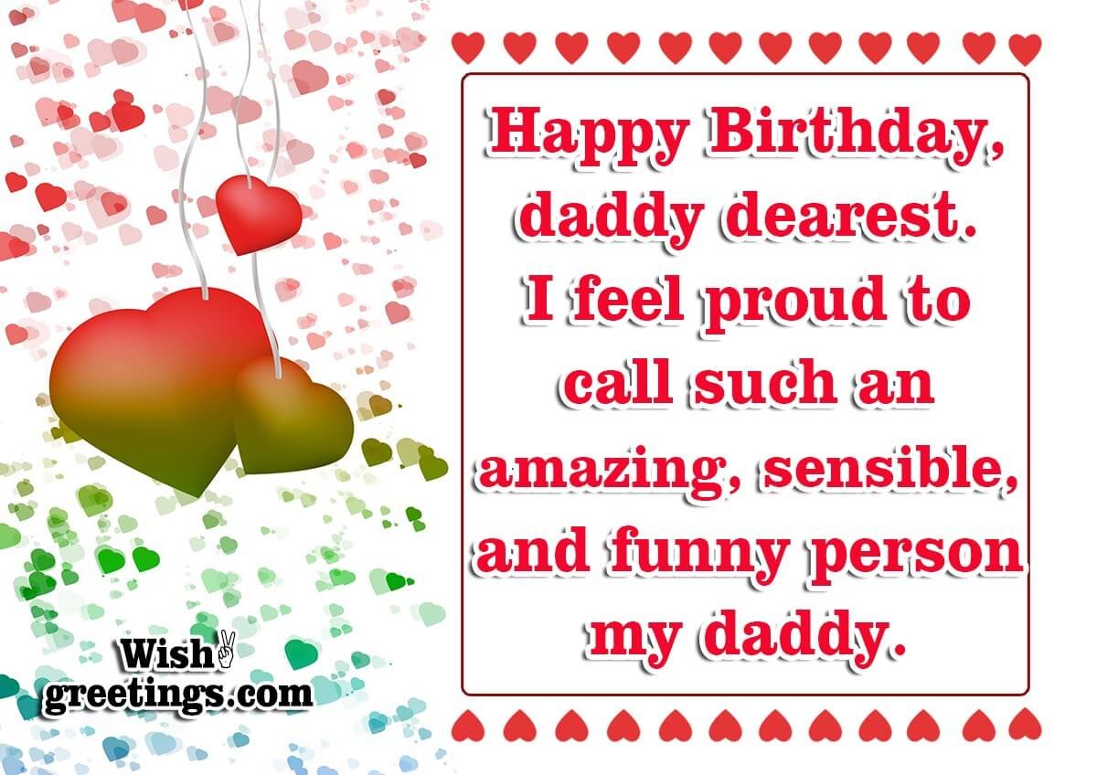 Happy Birthday, Daddy Dearest