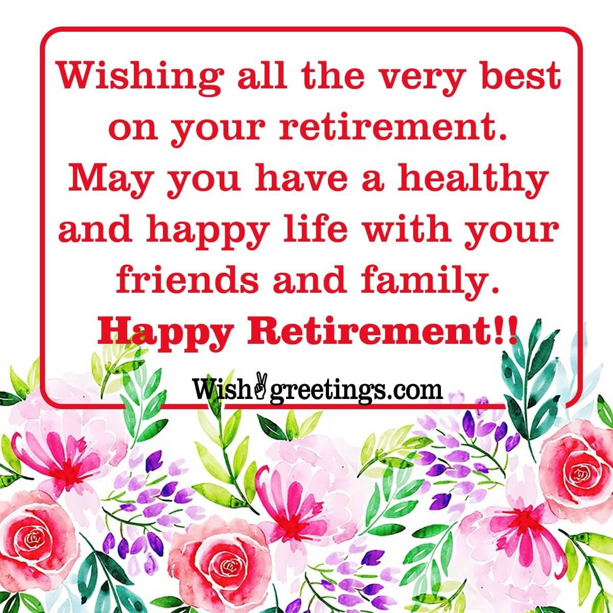 Happy Retirement Wishes Images - Wish Greetings