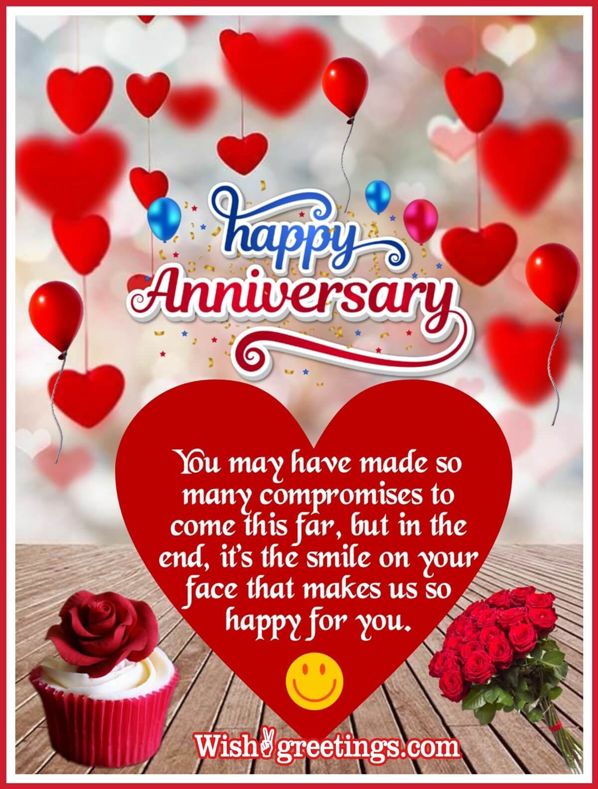 Happy Anniversary Messages - Wish Greetings