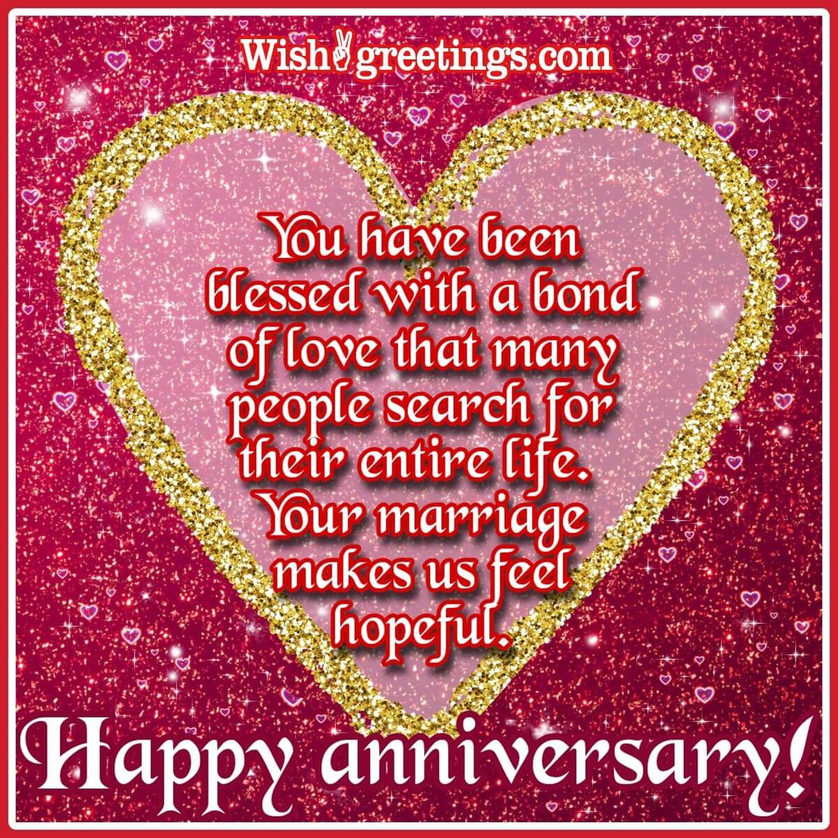 Marriage Anniversary Wish Image