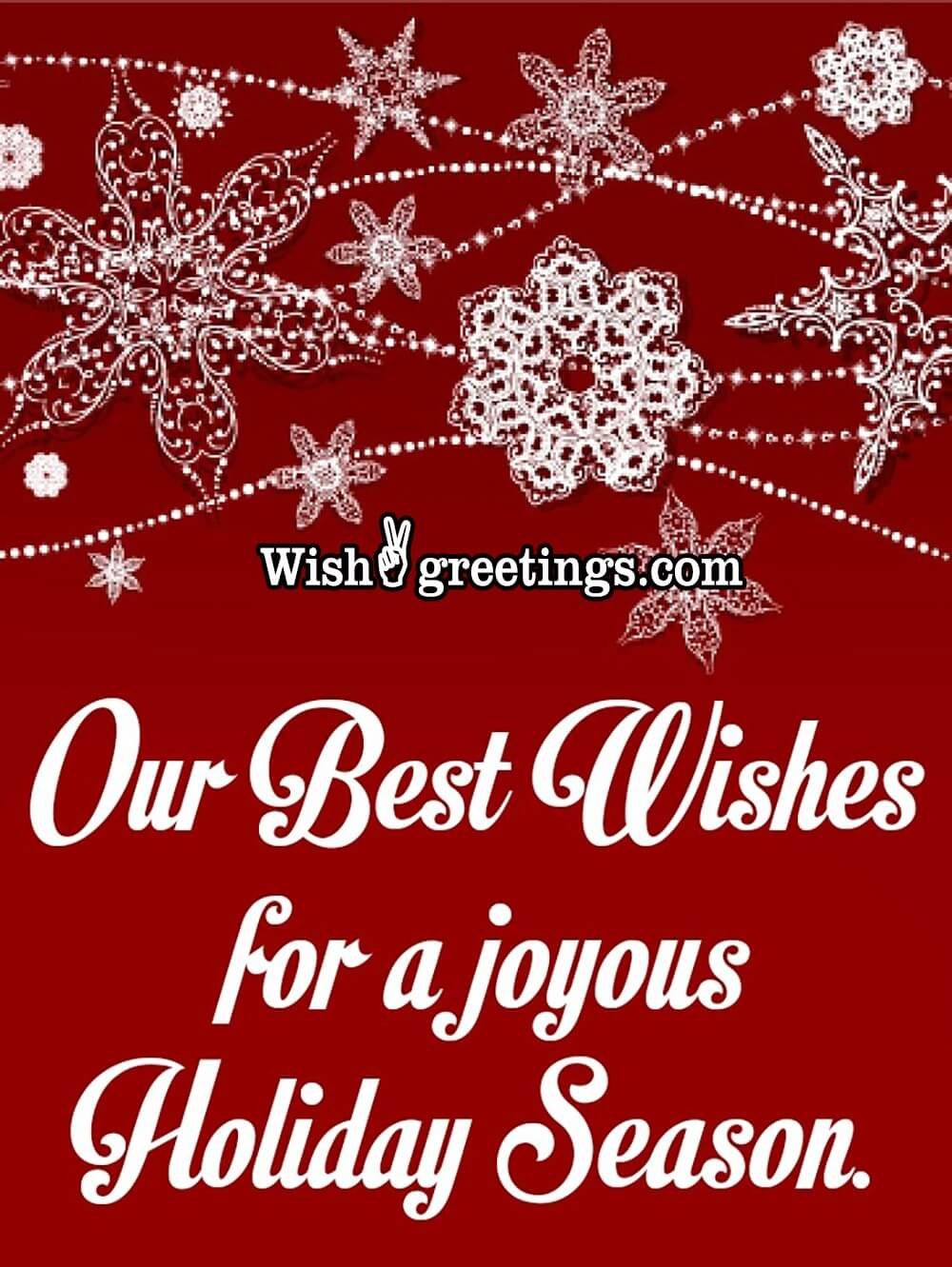 Best Wishes For Holiday Season