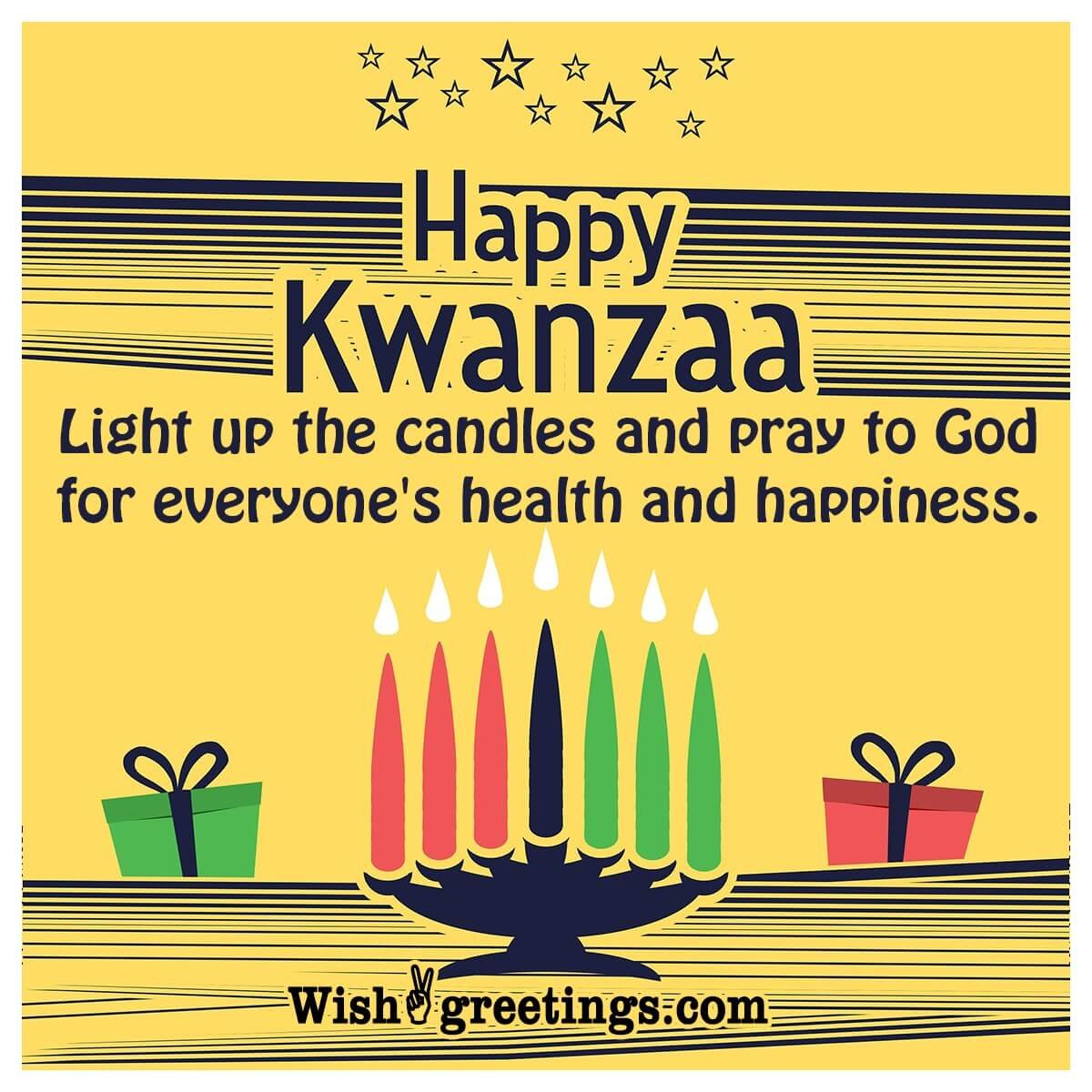 Happy Kwanzaa Day Pray To God