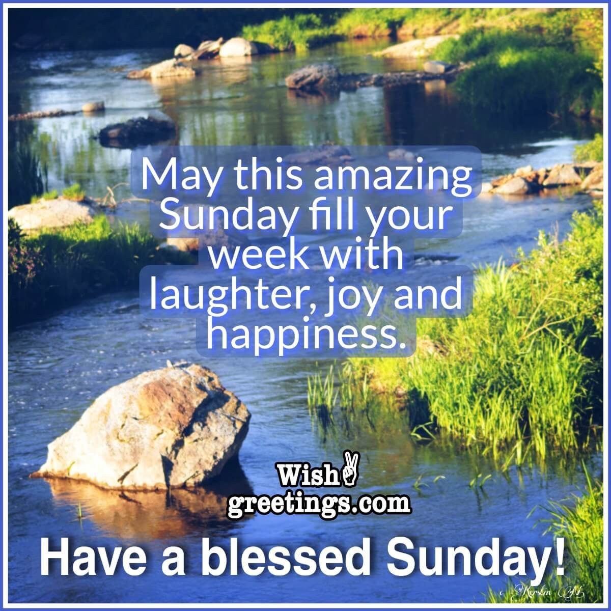 Have A Blessed Sunday Wish Image