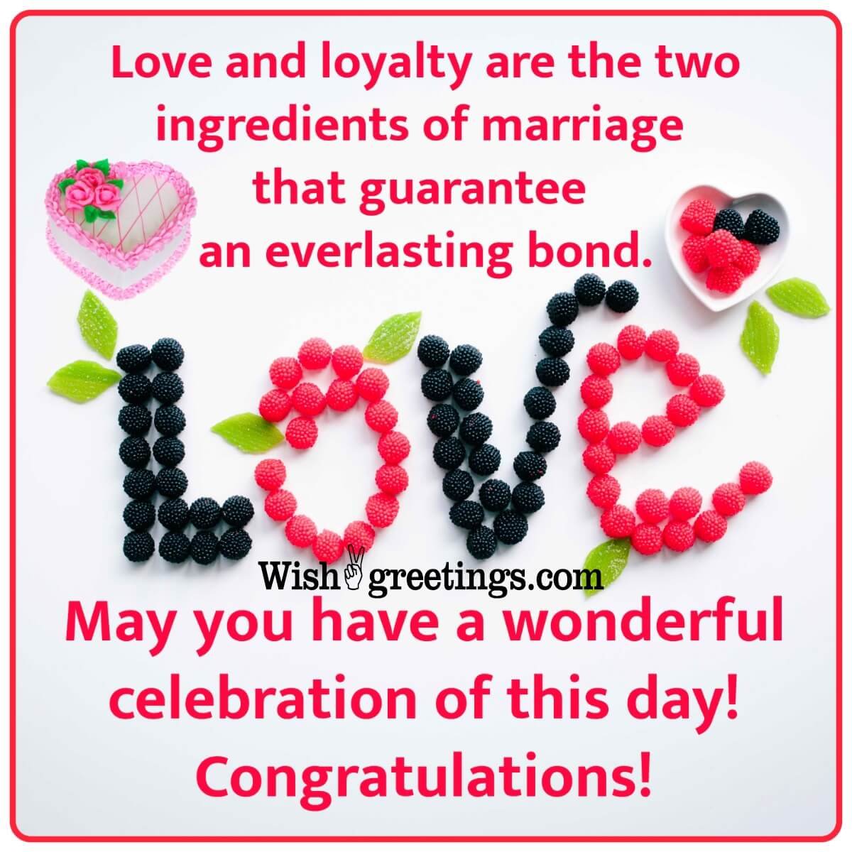 Marriage Anniversary Wish Message Pic