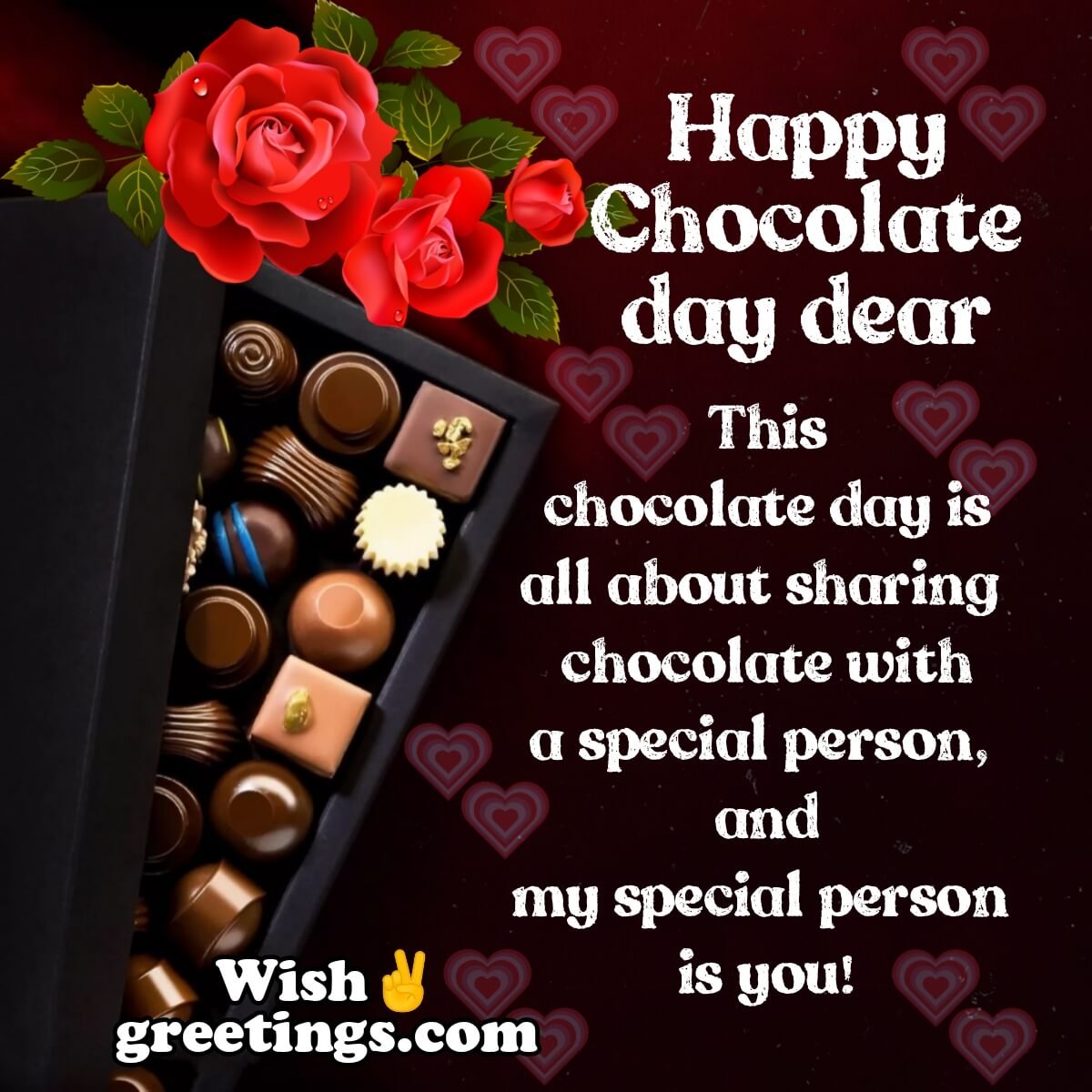 Happy Chocolate Day Dear
