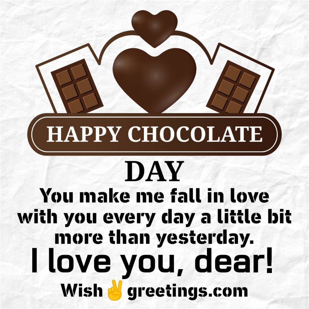Happy Chocolate Day My Love