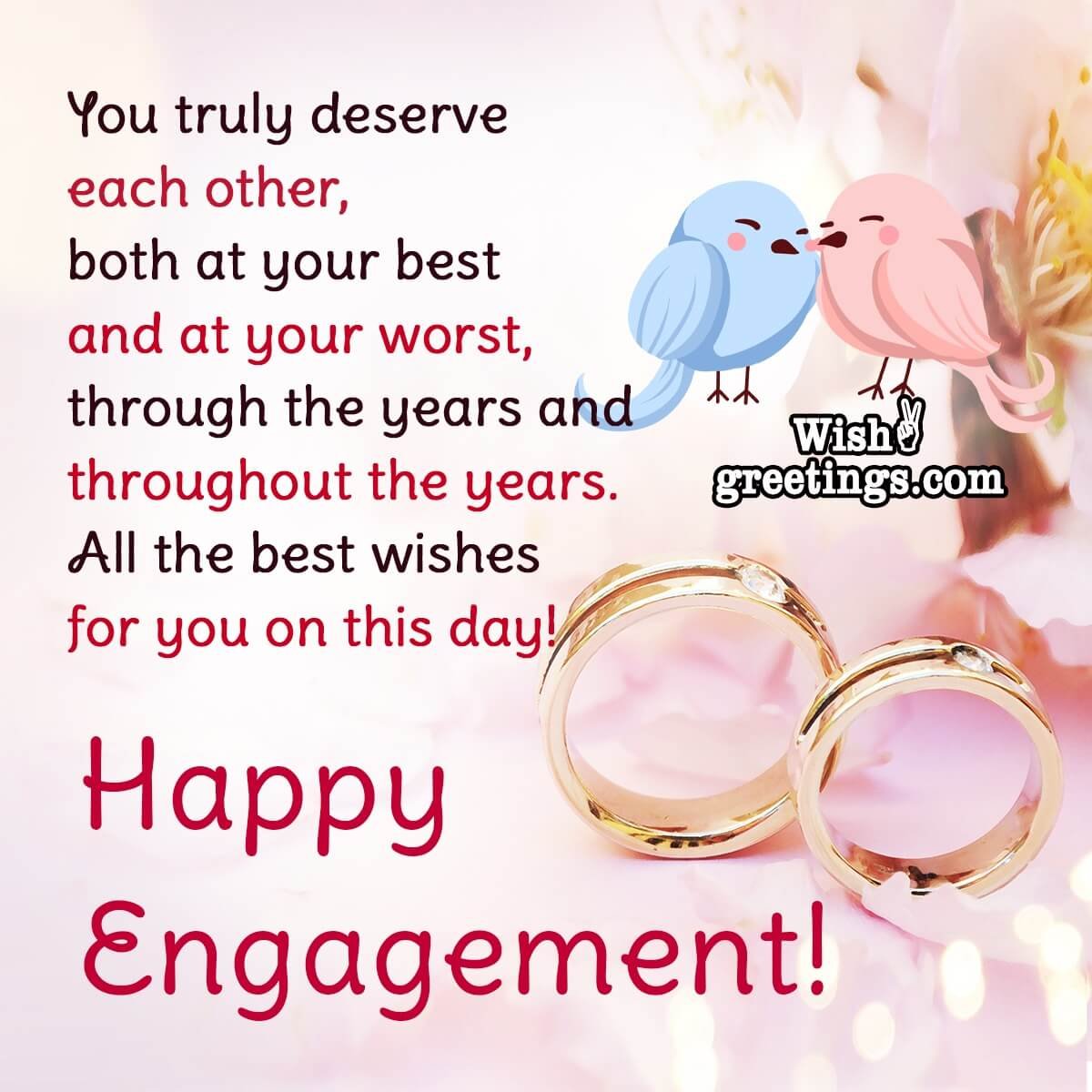 Happy Engagement Messages - Wish Greetings