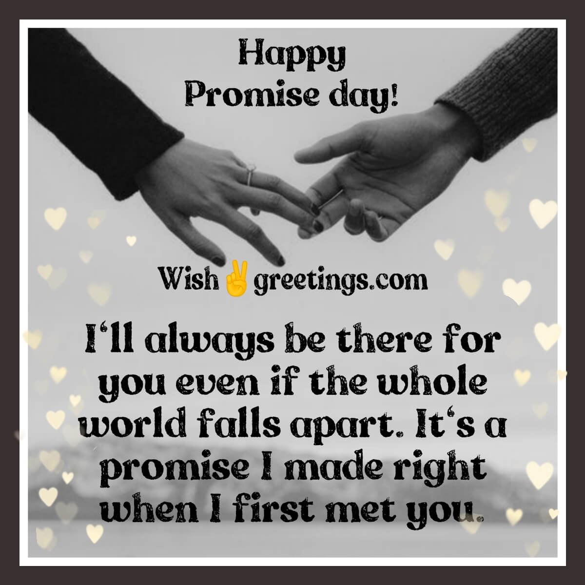 Happy Promise Day Wish