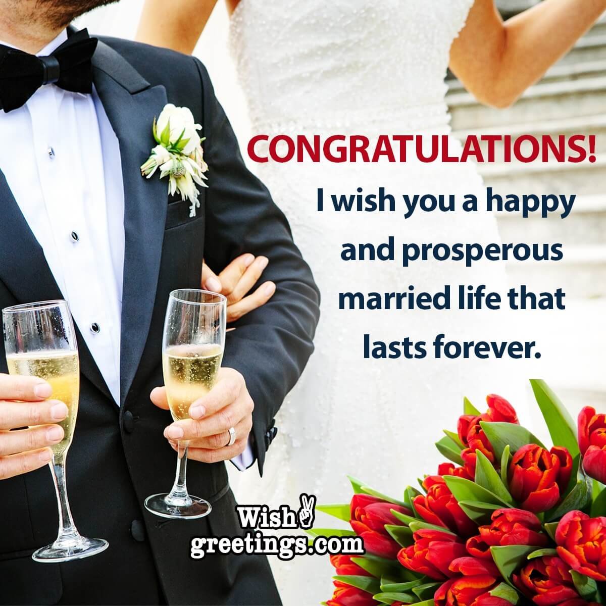 Happy Wedding Wishes - Wish Greetings