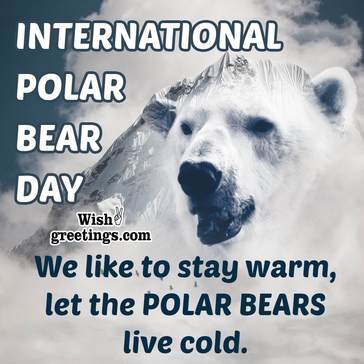 International Polar Bears Slogan
