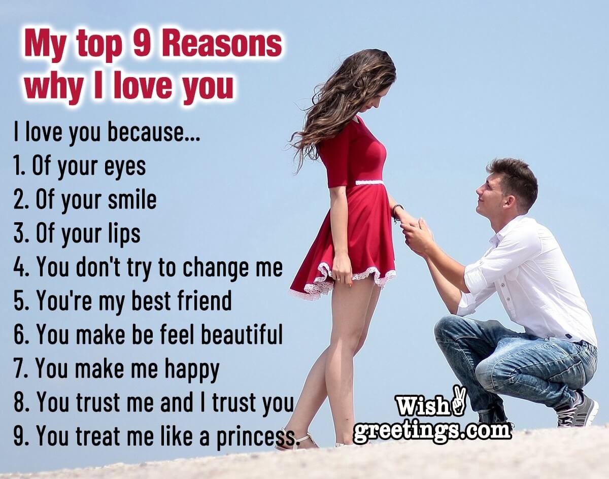 Top 9 Reasons Why I Love You