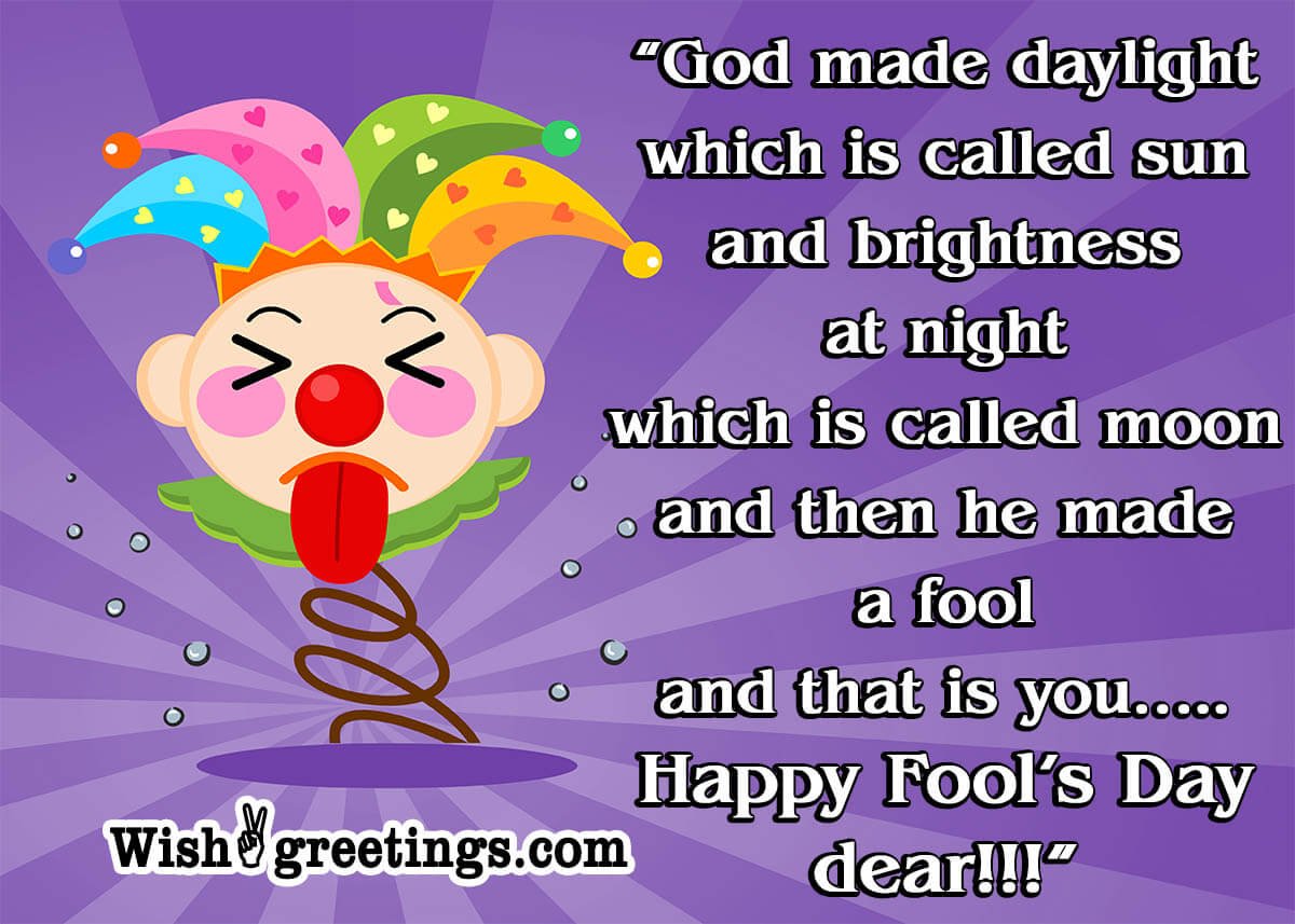 April Fools Day Wishes Messages - Wish Greetings