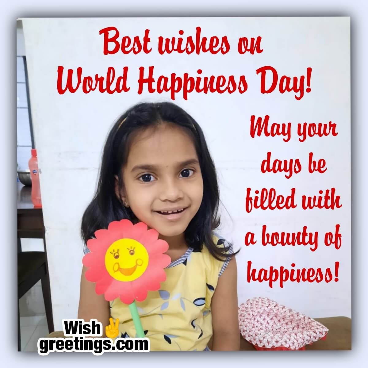 Best Wishes On World Happiness Day