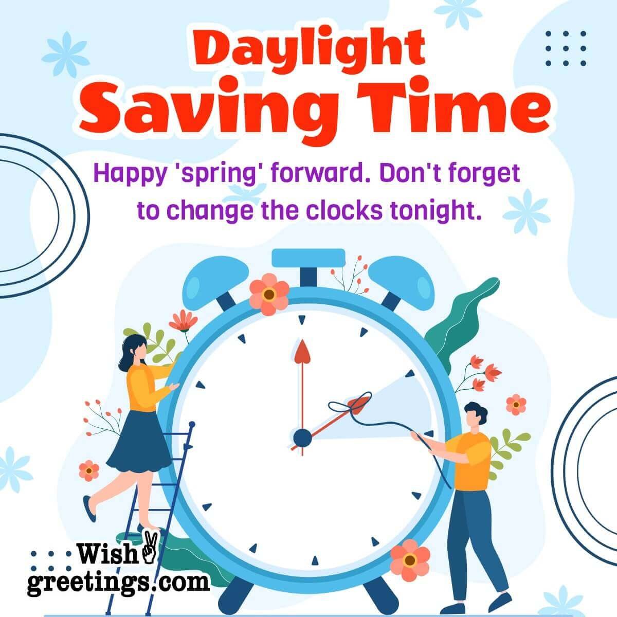 Daylight Saving Time Wish Photo