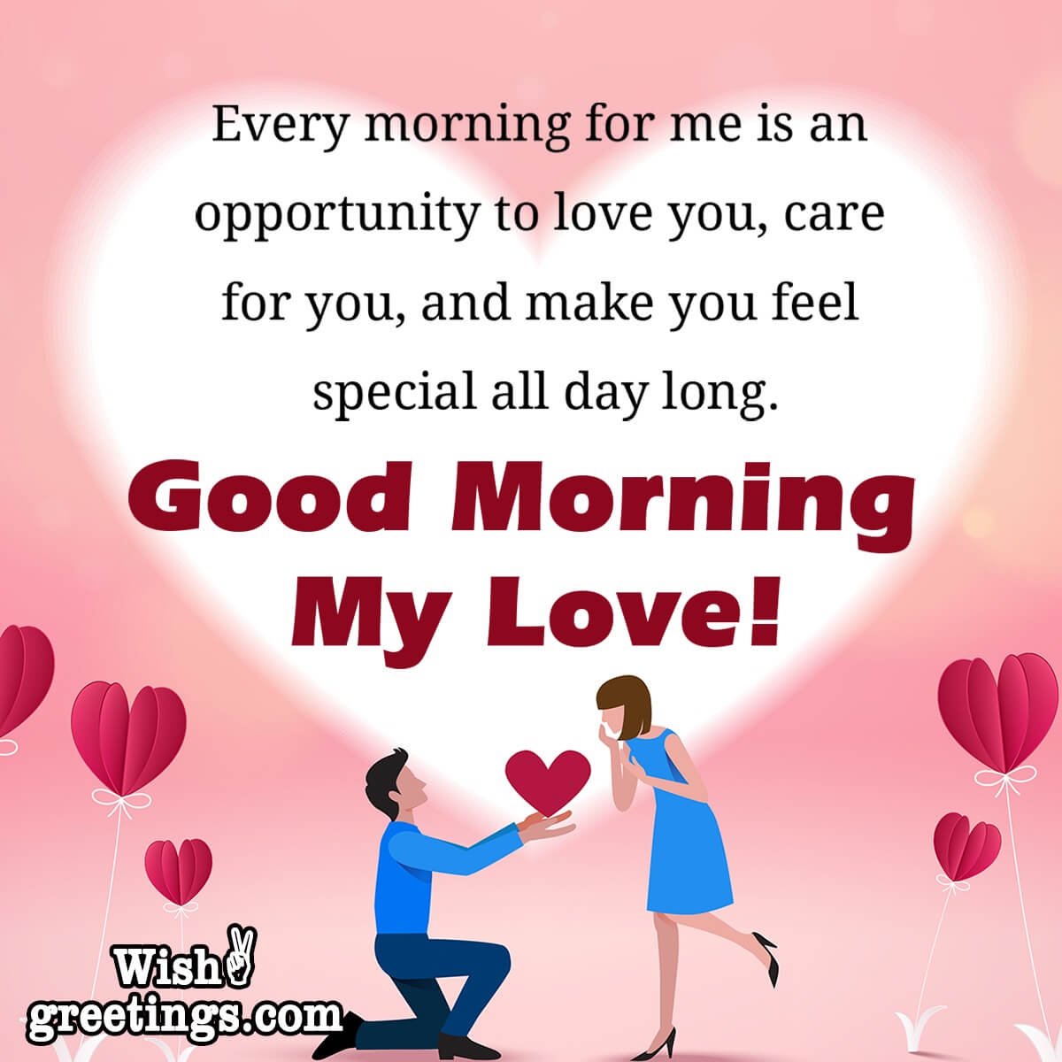 Good Morning Love Messages - Wish Greetings