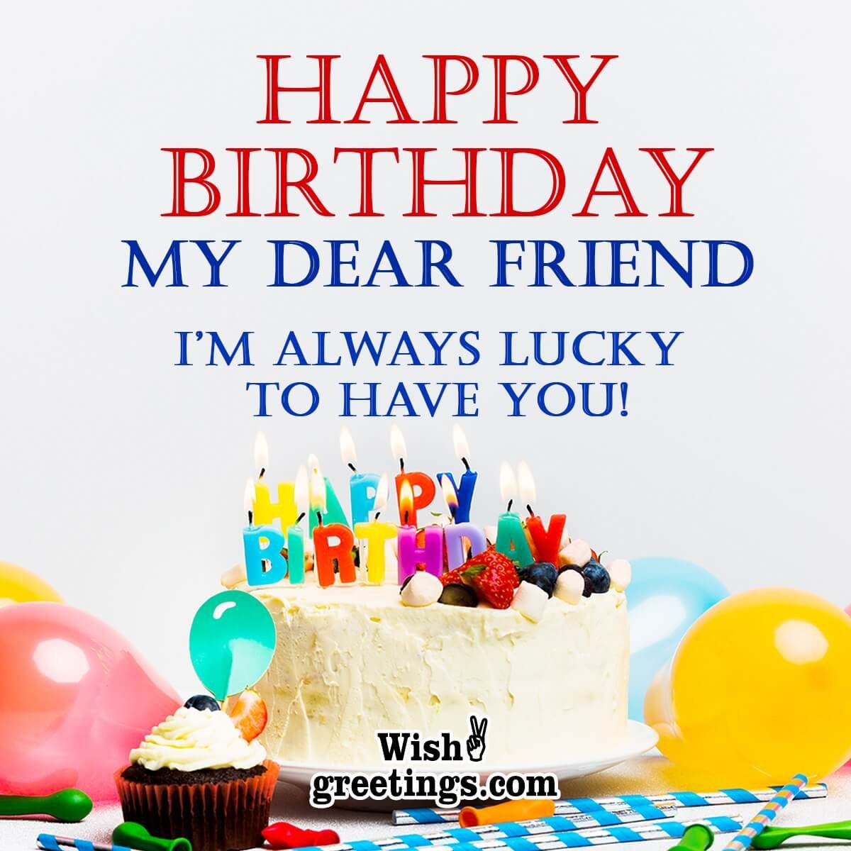 Best Happy Birthday Messages for Friends - Wish Greetings