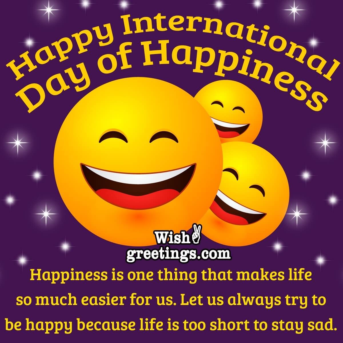 Happy International Day Of Happiness