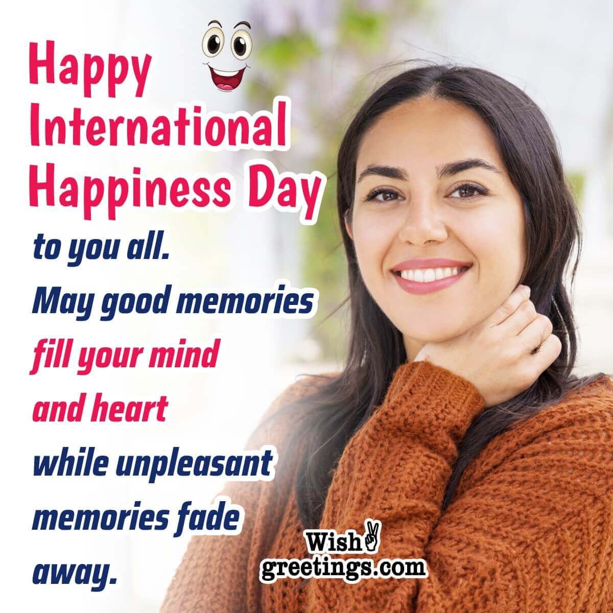 International Day Of Happiness Wishes Messages