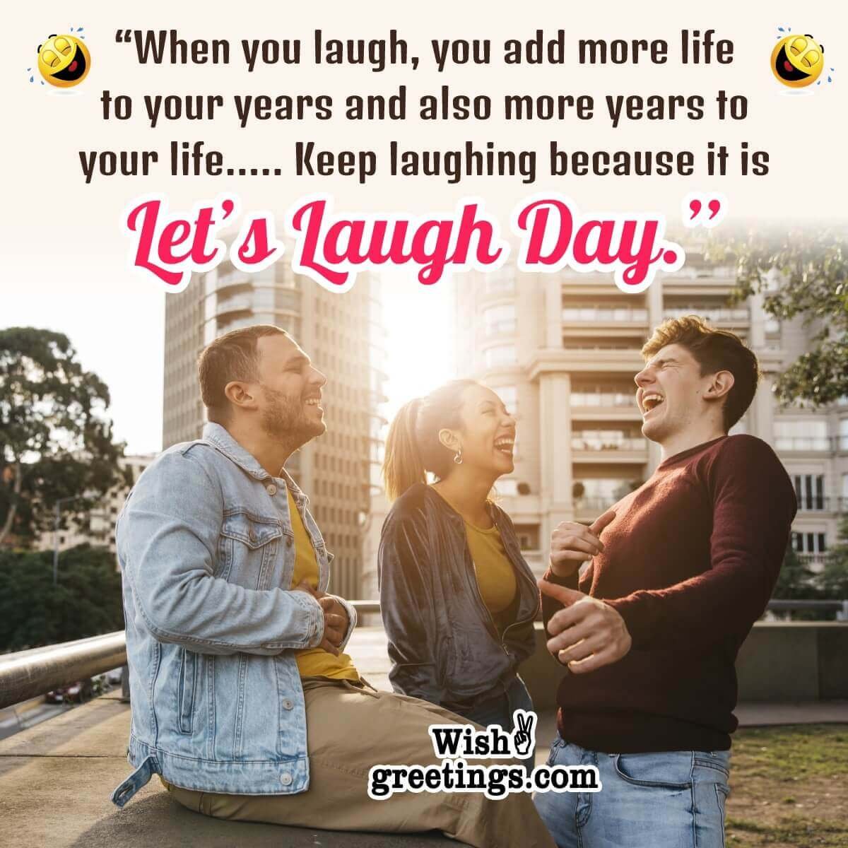 National Let’s Laugh Day Messages Wish Greetings