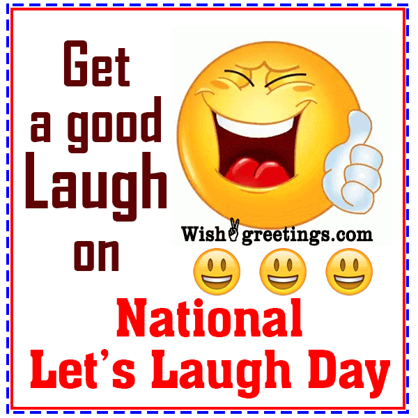 National Let’s Laugh Day Gif Image