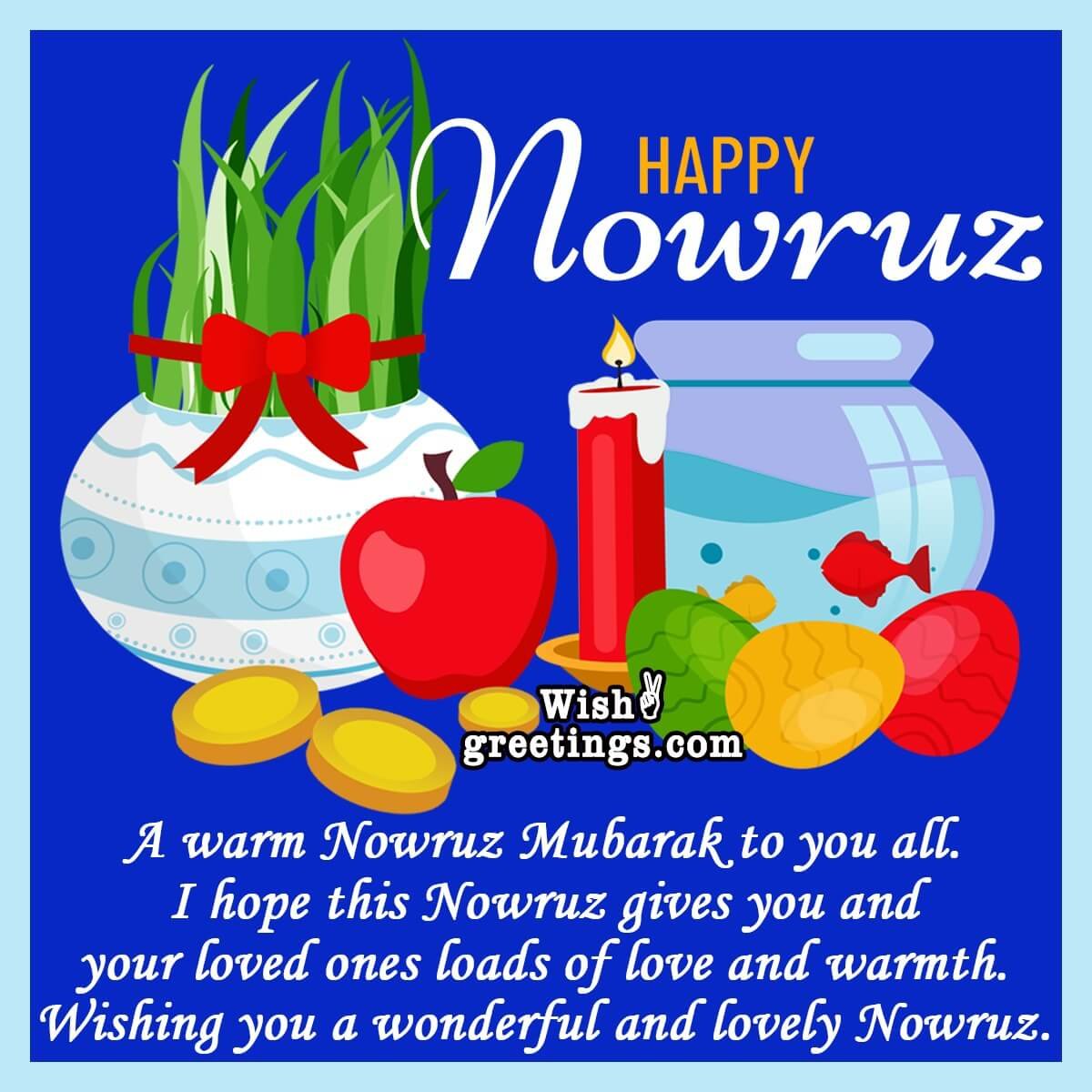 Nowruz Mubarak