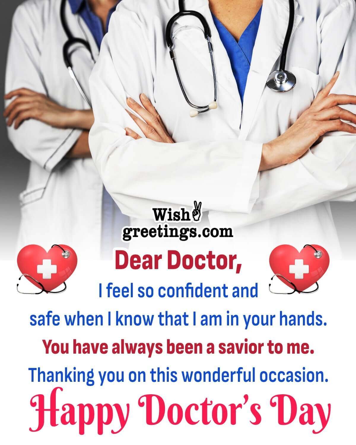 Thank You Message Pic On Doctor’s Day