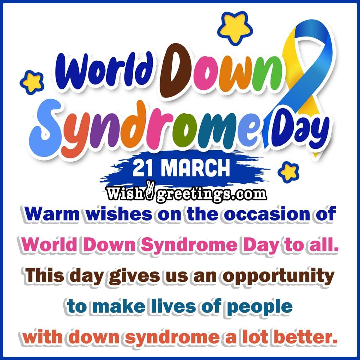 Wishes On World Down Syndrome Day