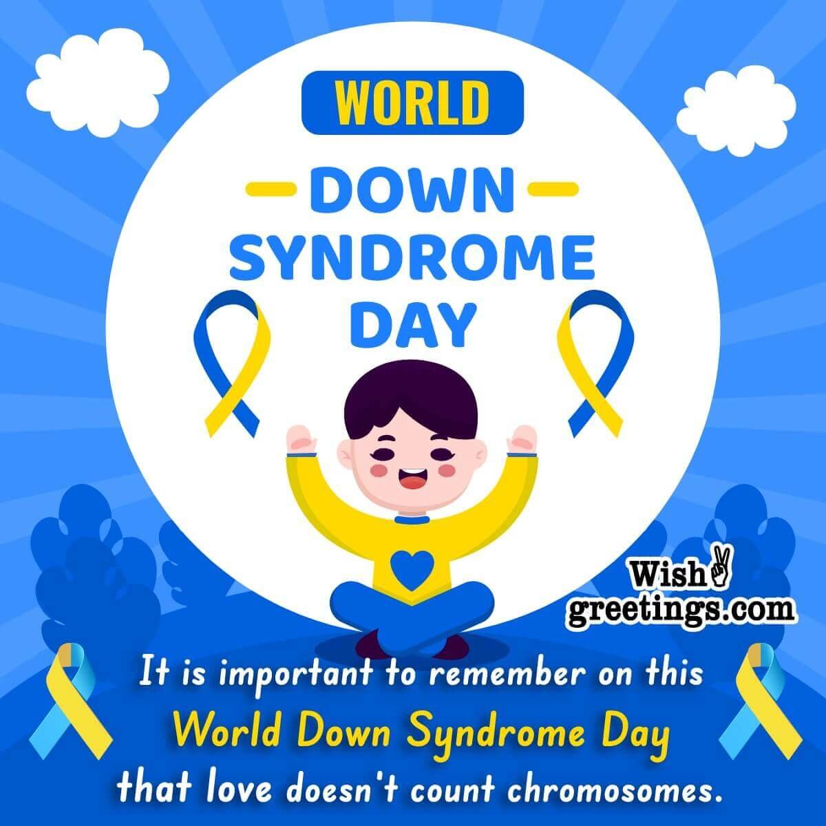 World Down Syndrome Day Message Photo