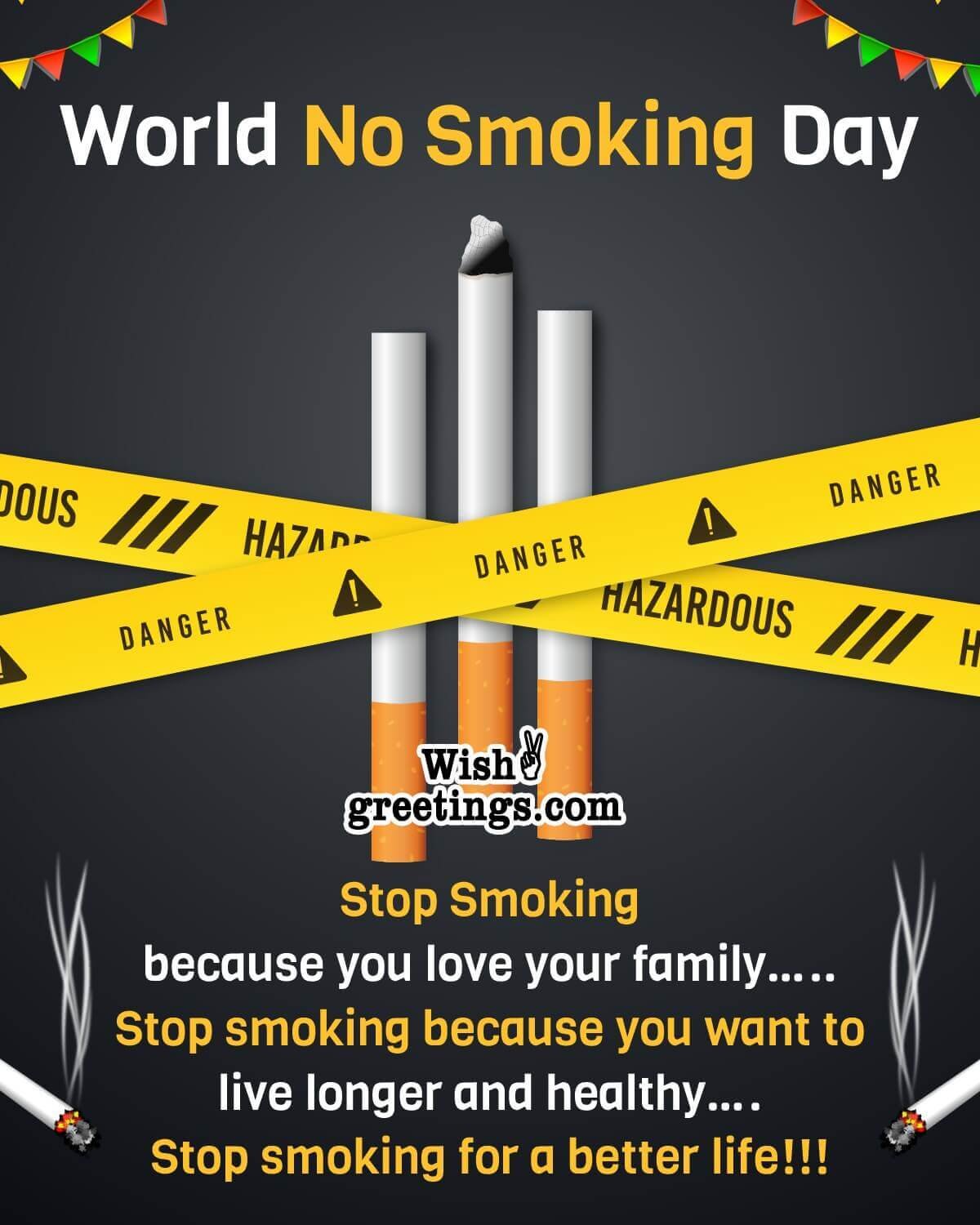World No Smoking Day Status Photo