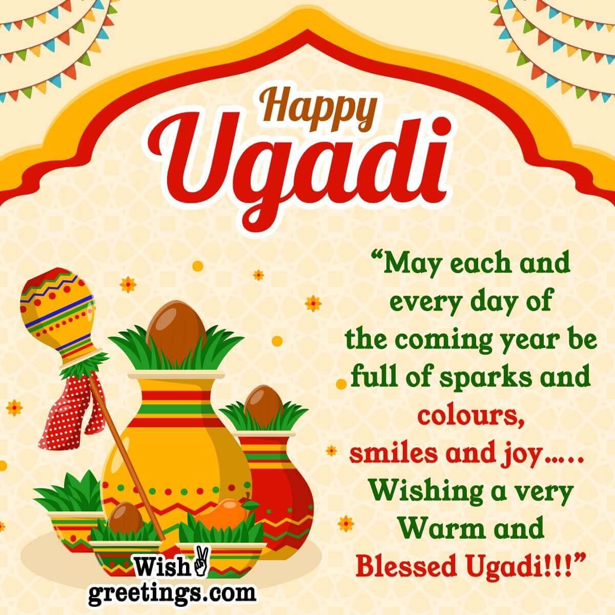 Blessed Ugadi Message Photo