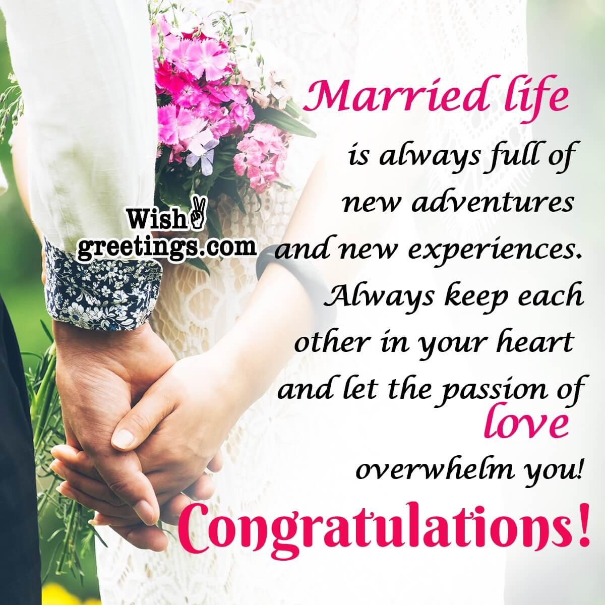 Best Wishes for Newly Married Couple - Wish Greetings