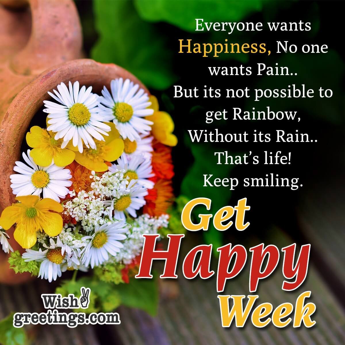 Get Happy Week Messges