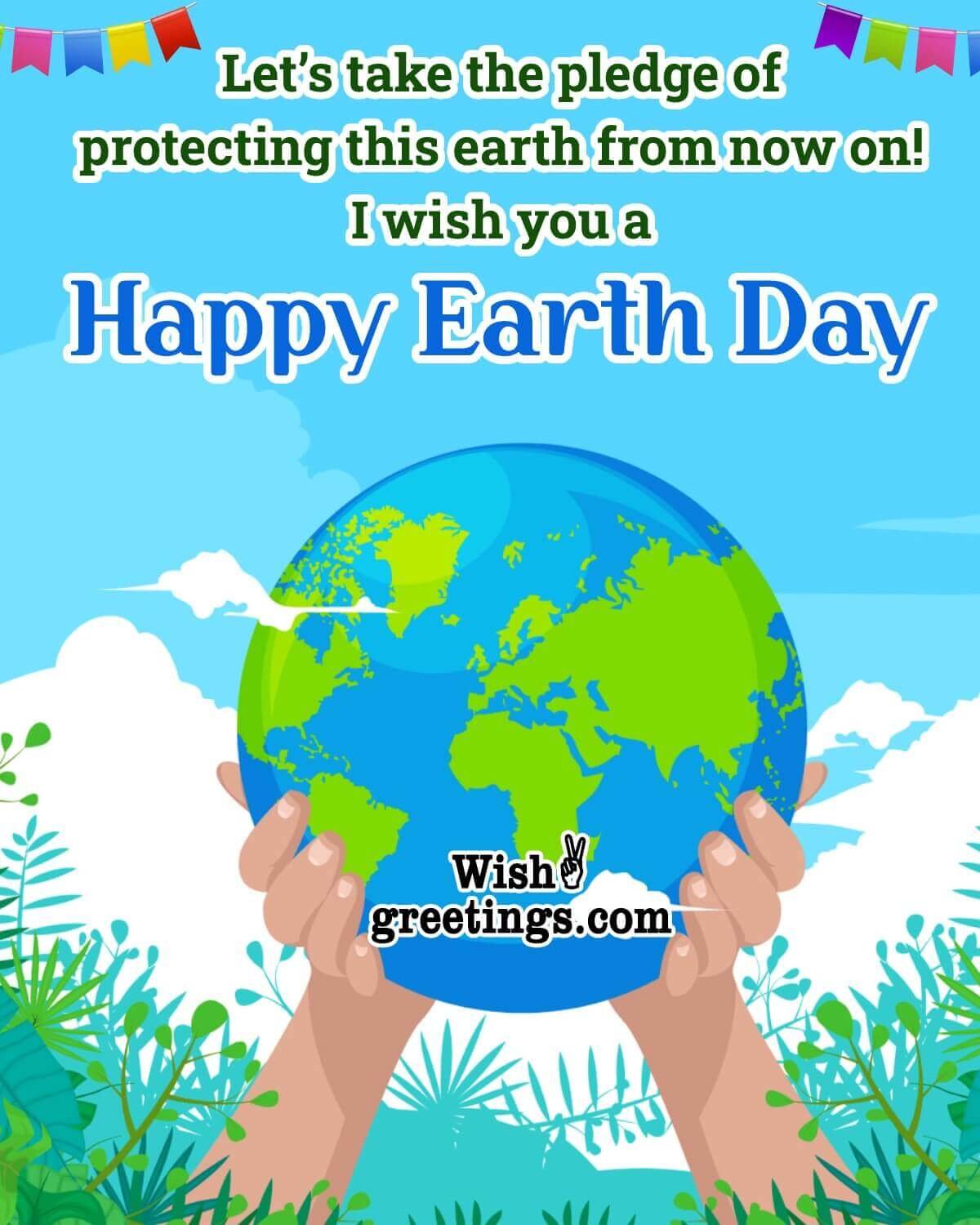 Happy Earth Day Message Photo