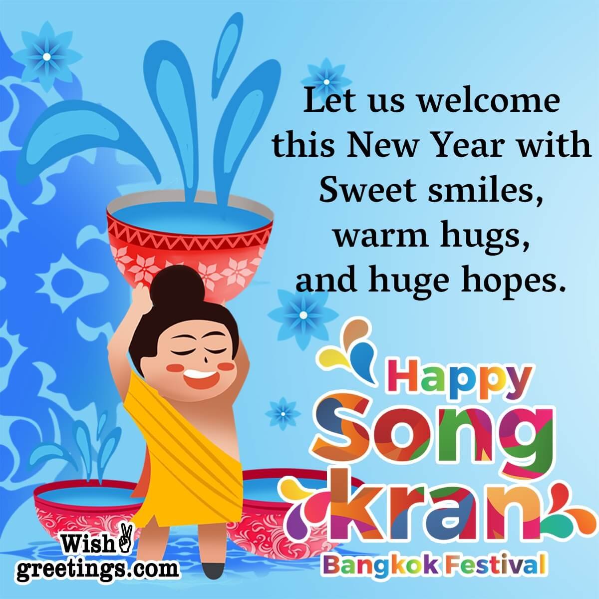 Happy Songkran Festival Message