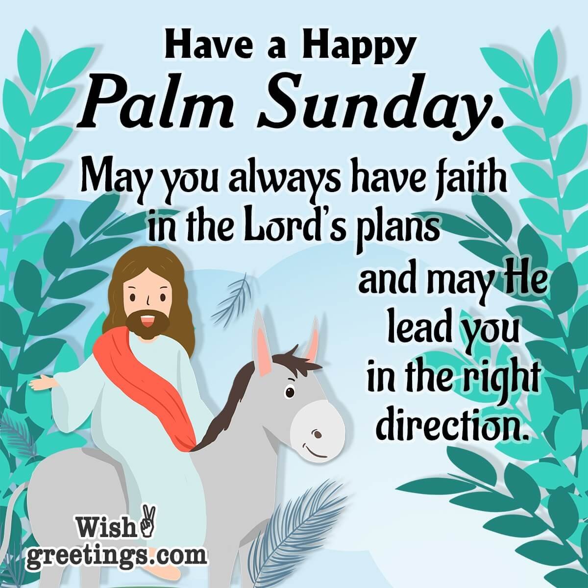 Have A Happy Palm Sunday