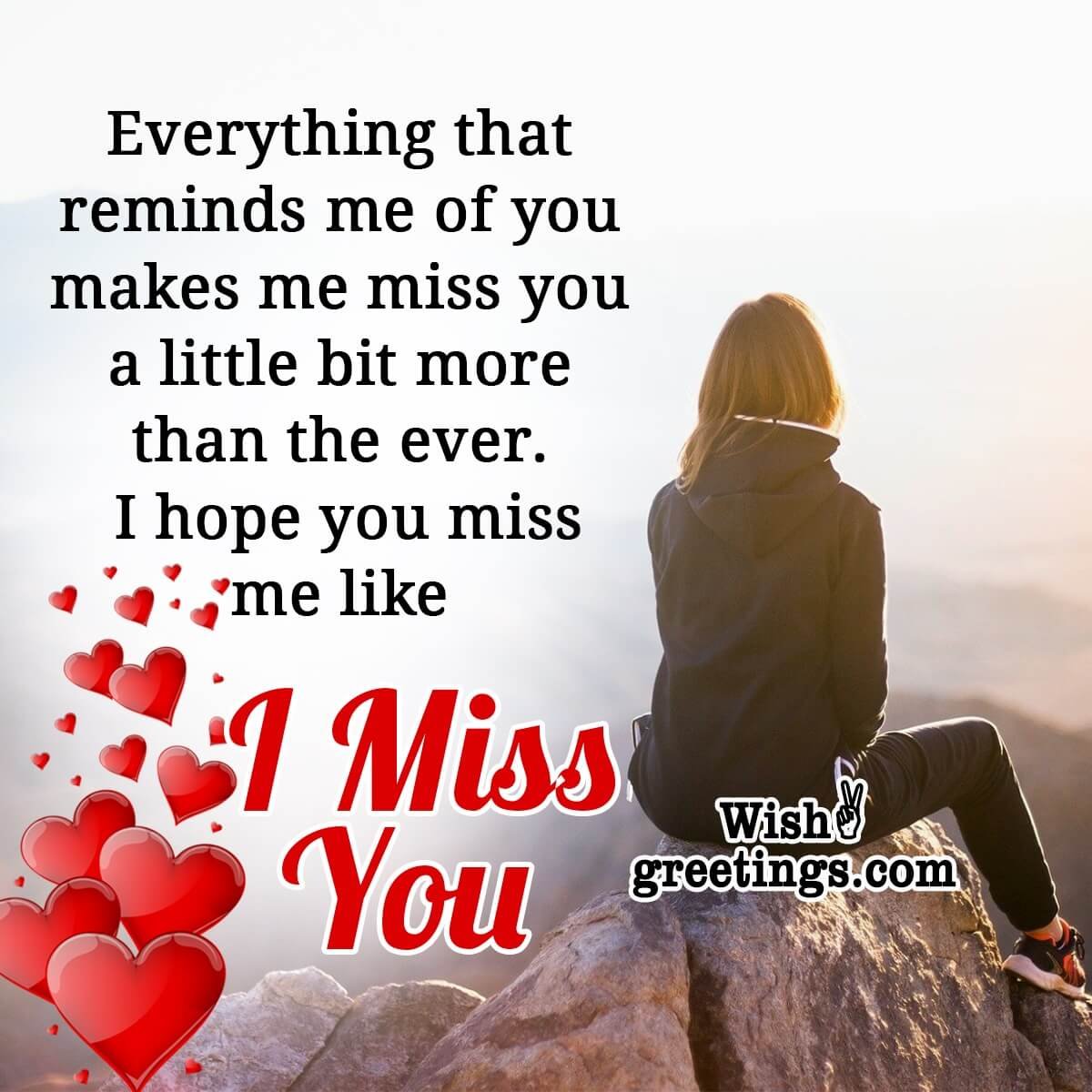 Missing You Message