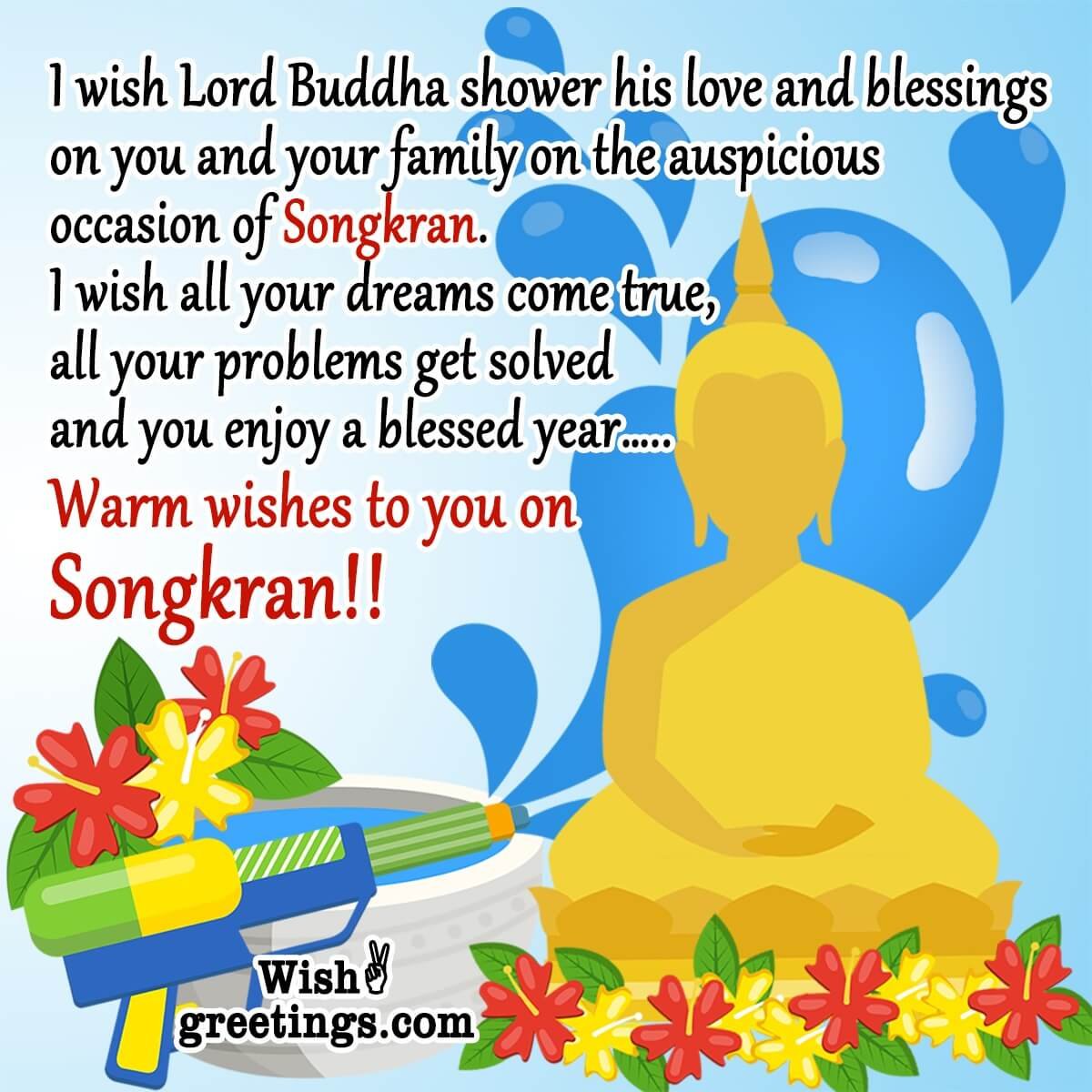 Warm Wishes On Songkran