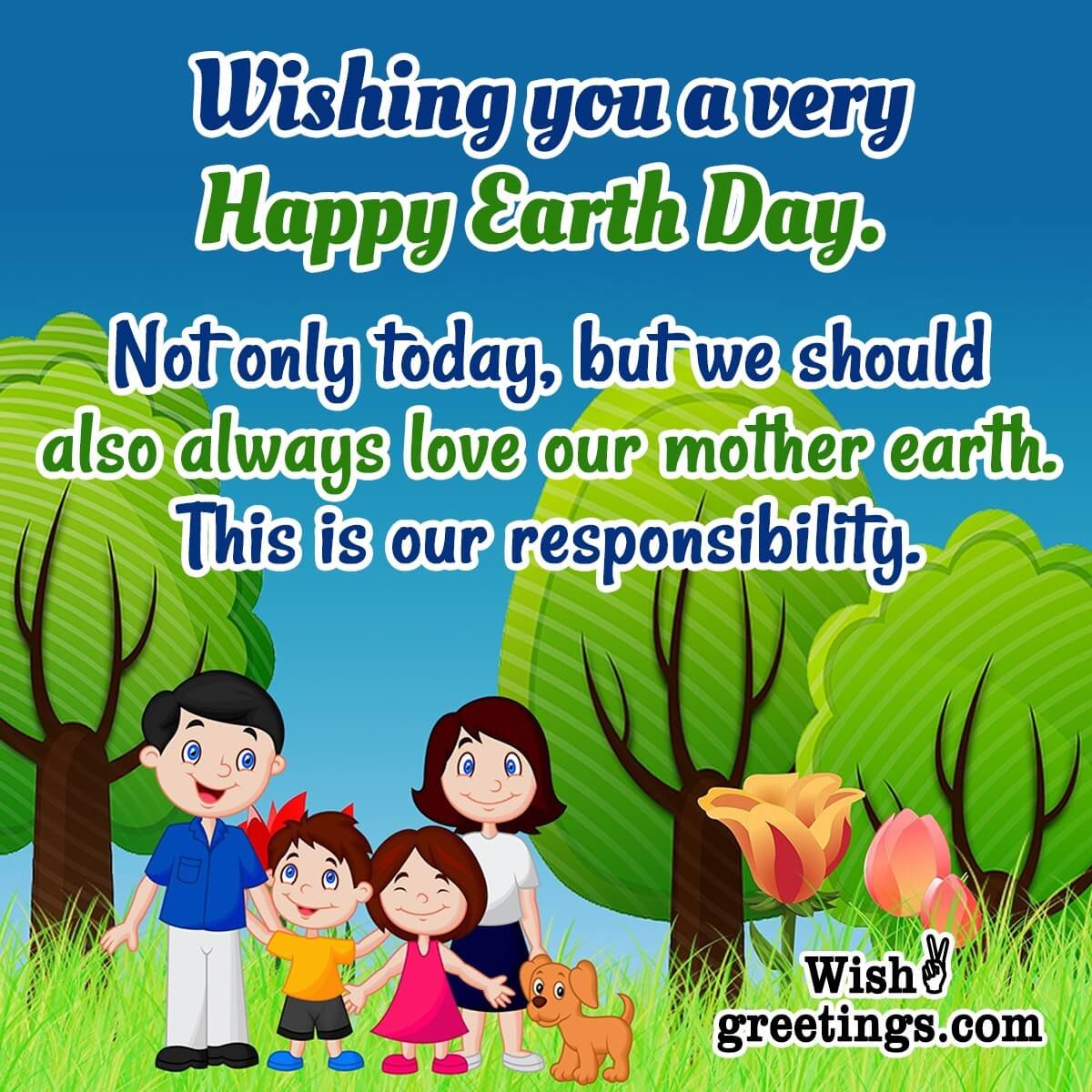 Wishing A Very Happy Earth Day