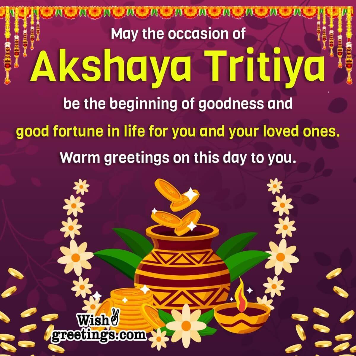 Akshaya Tritiya Wishes Messages