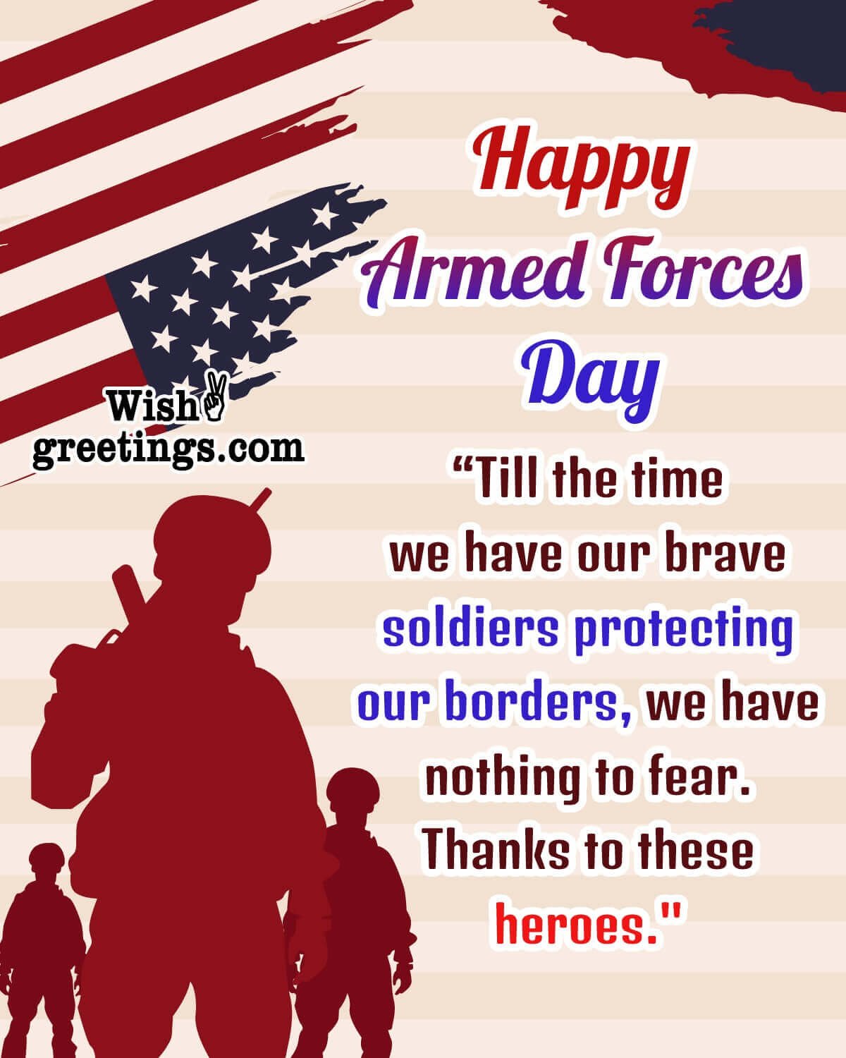 Armed Forces Day Message Photo