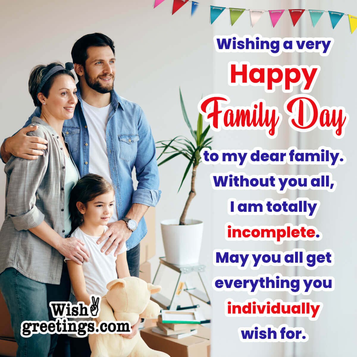 International Day of Families Wishes Messages