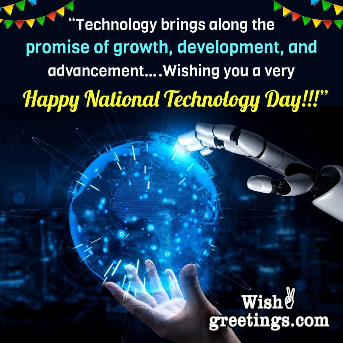 Happy National Technology Day Message Pic