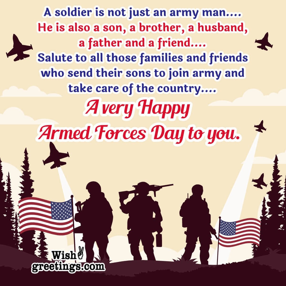 Happy Usa Armed Forces Day Wishes Messages