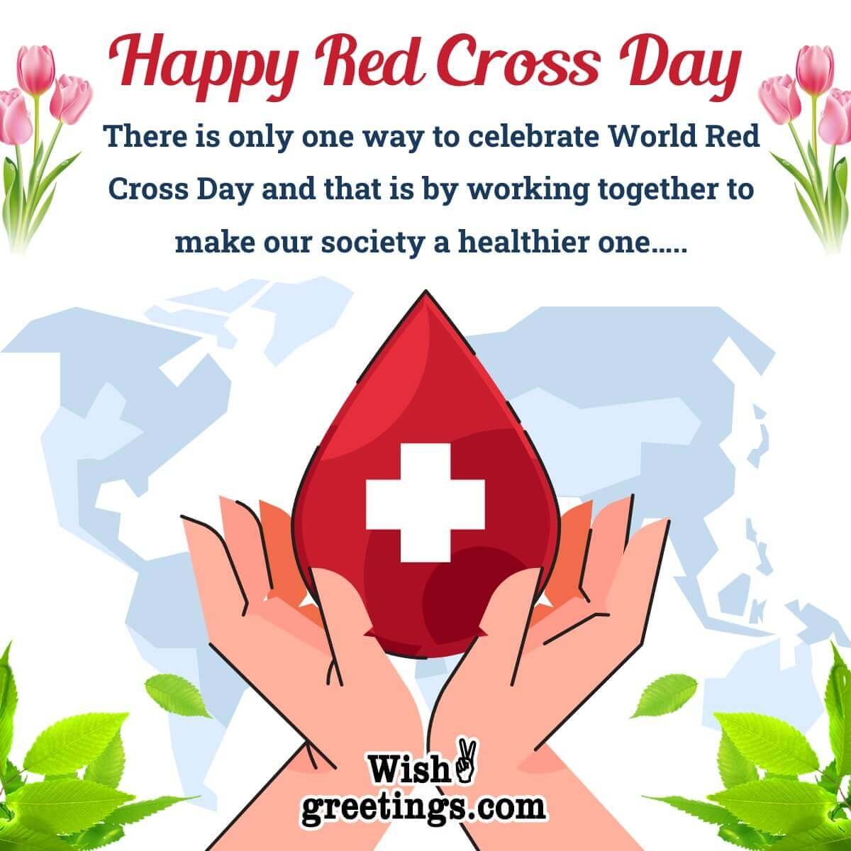Happy World Red Cross Day Message Photo