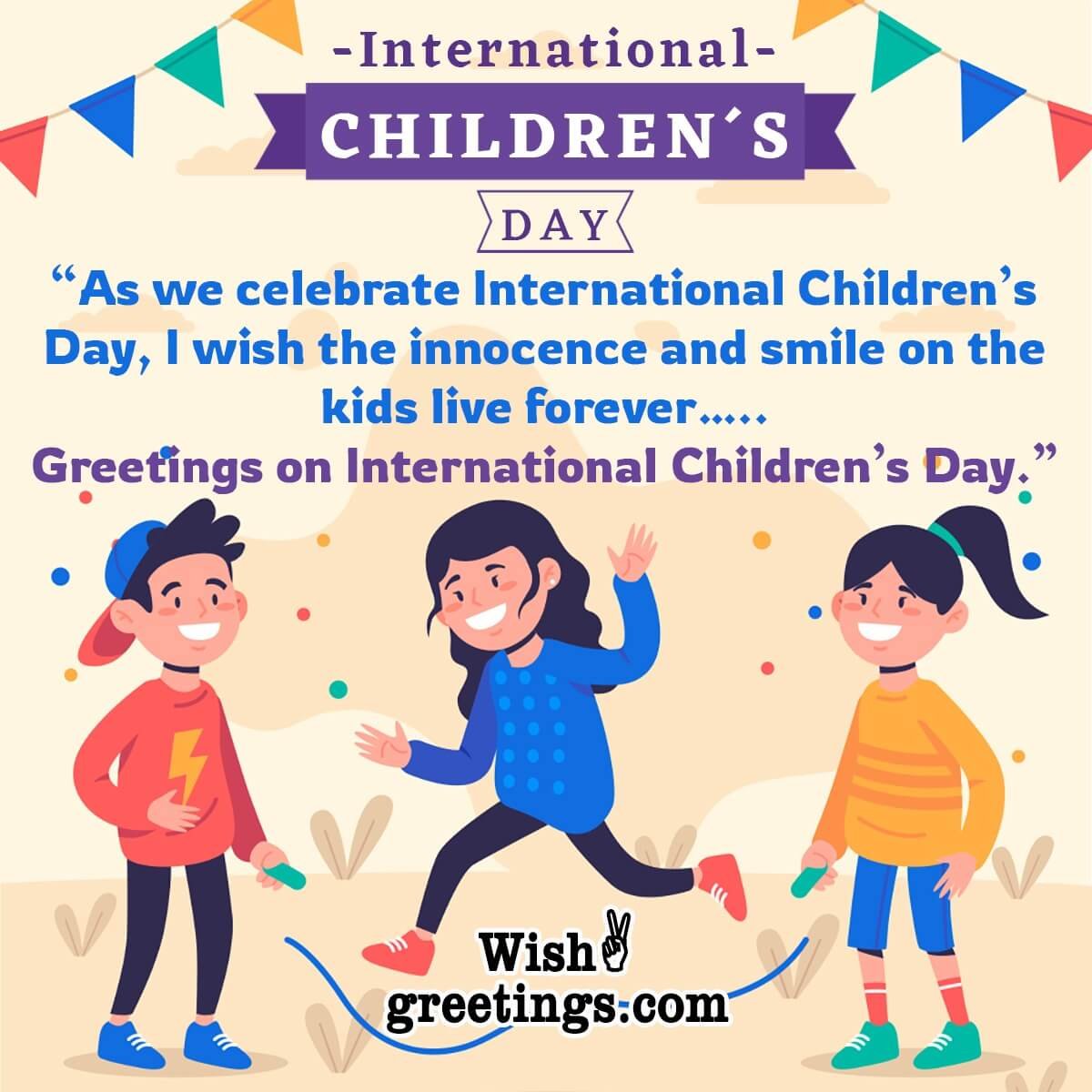 International Children’s Day Wishes